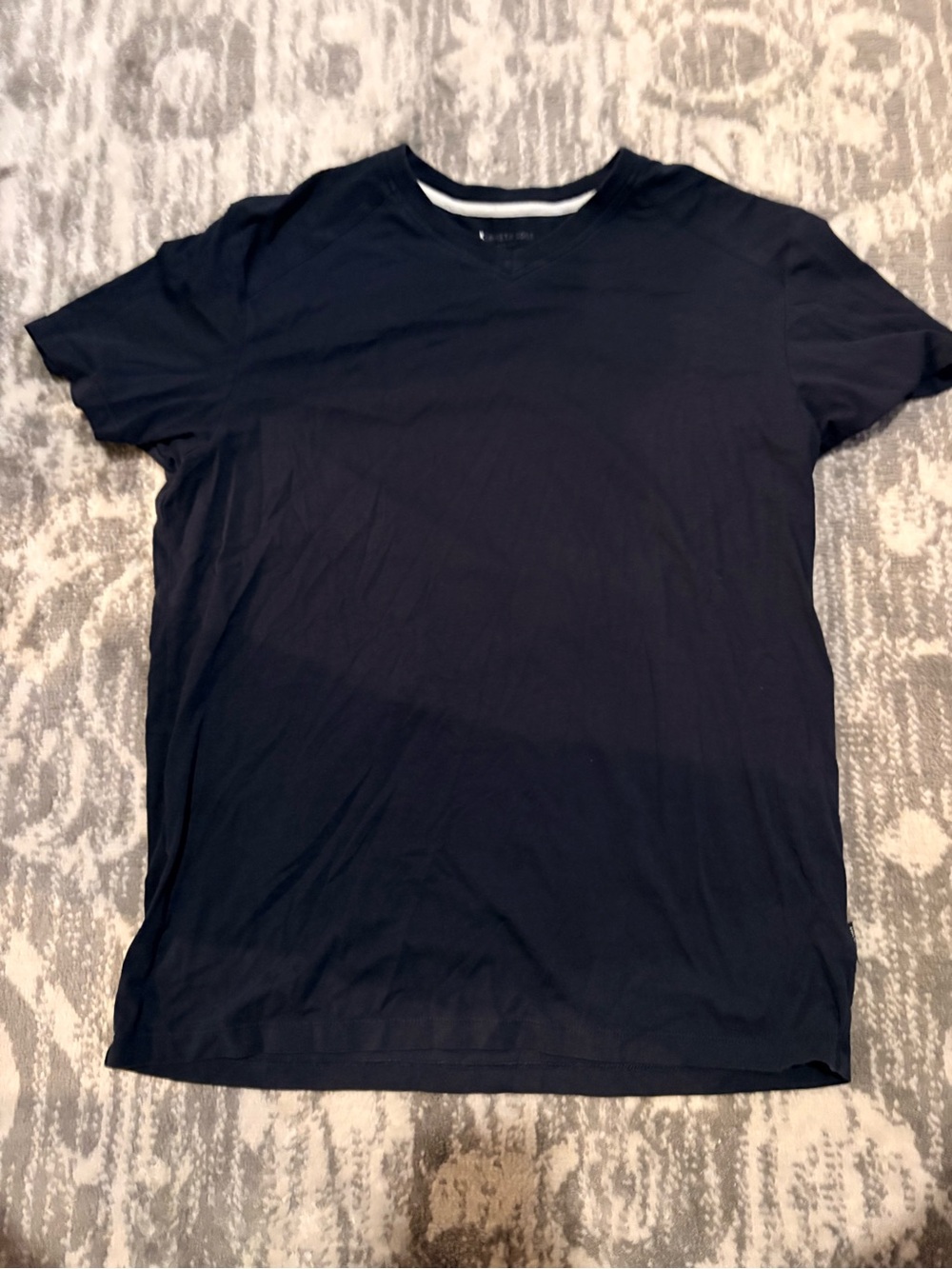 Kenneth Cole Short Sleeve Crew Tee - Dark Blue